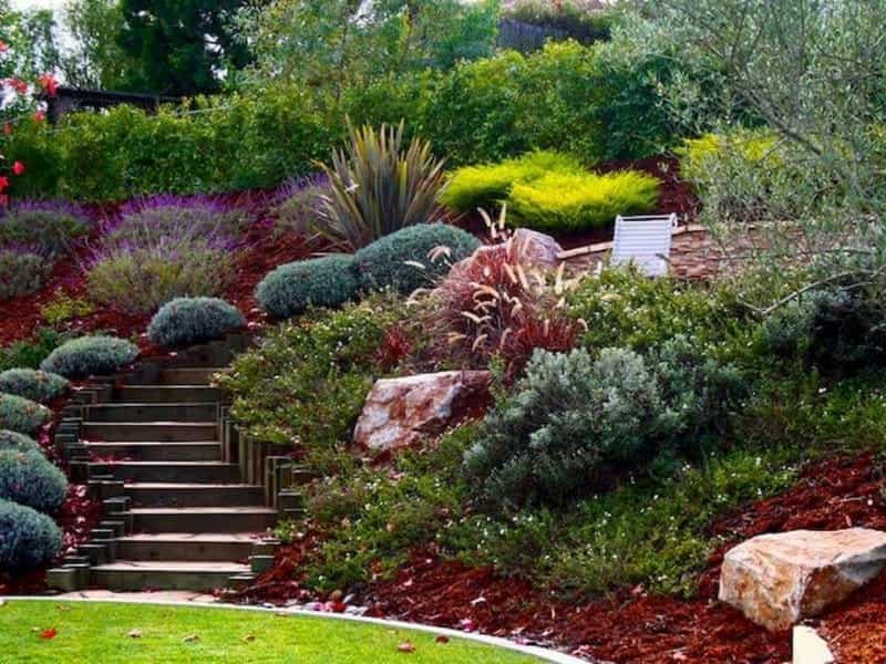 10 Sloping Garden Ideas for Gardening on a Gradient - Homebuilding