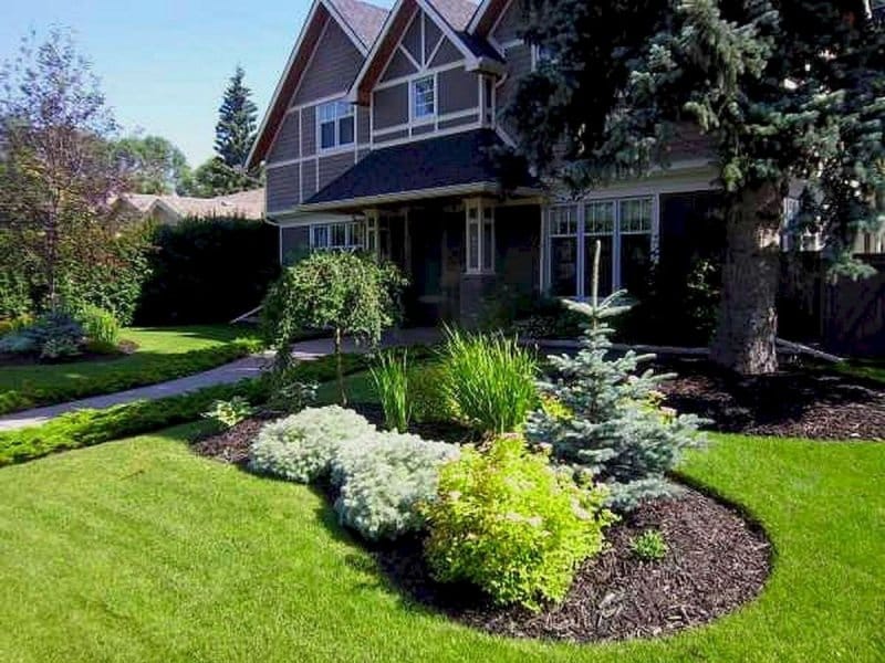 20+ Small Front Yard Landscaping Ideas Low Maintenance - MAGZHOUSE