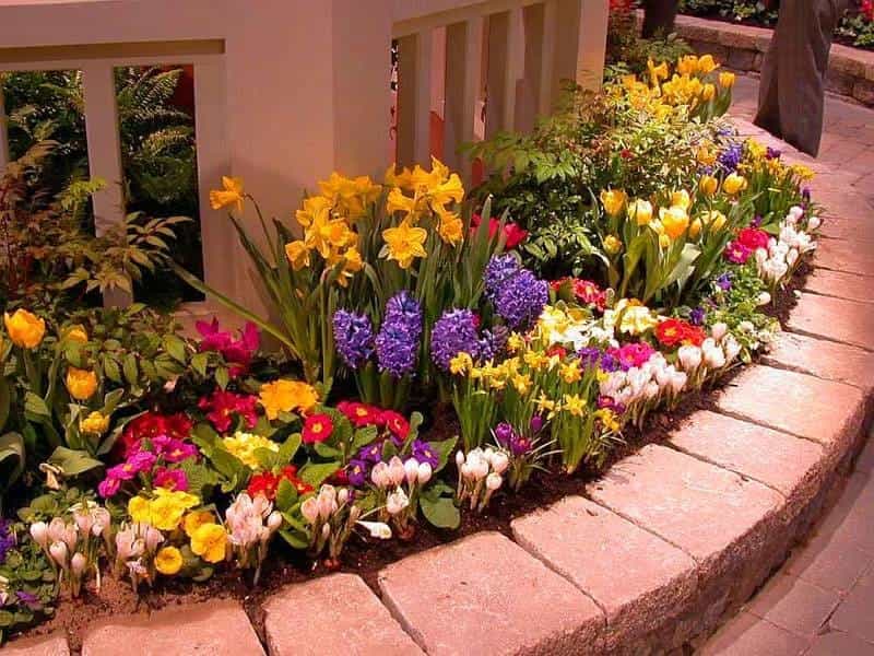 42+ Ideas To Adorn A Front Yard With Colorful Flower Beds - Garden Design -  YouTube