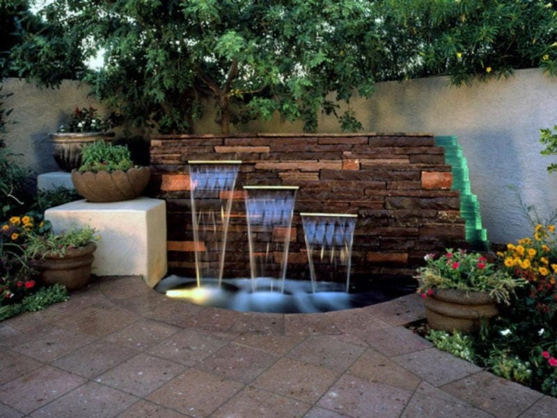Beautiful outdoor garden fountain design ideas💧💦💧 - YouTube