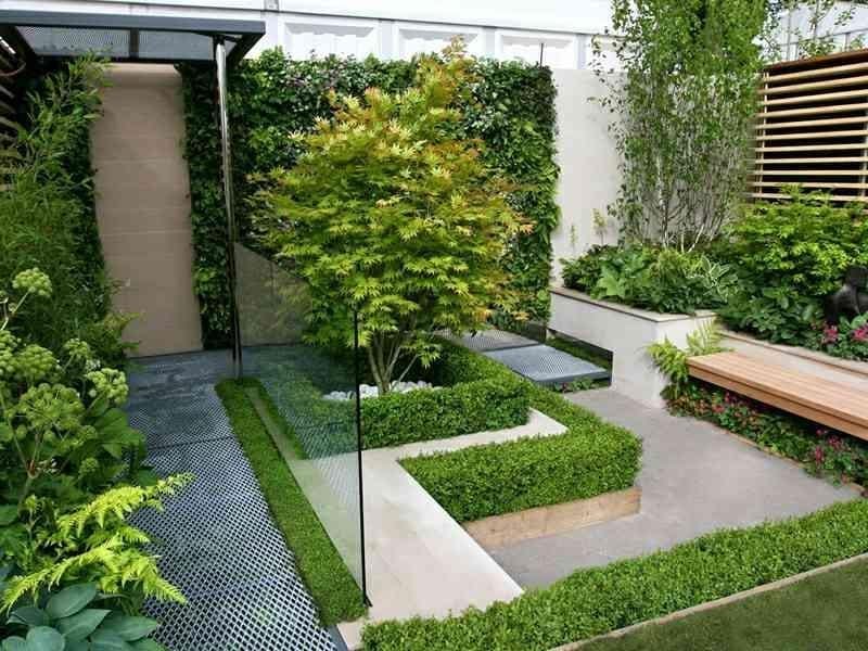 Creative Small square garden design - YouTube