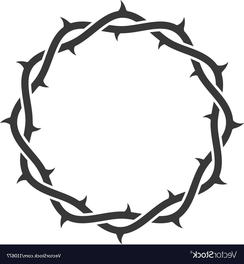 Crown of thorns Royalty Free Vector Image - VectorStock