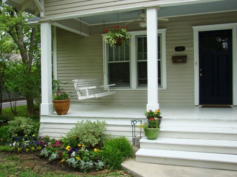 How to Decorate a Small Porch - House of Hawthornes