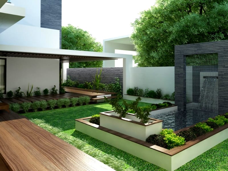 Modern Backyard Design Ideas: 90 garden patio  landscaping ideas for space  of all sizes - Colour My Living