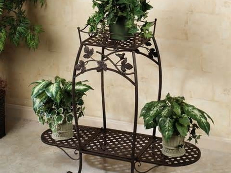 Slatted Plant Stand