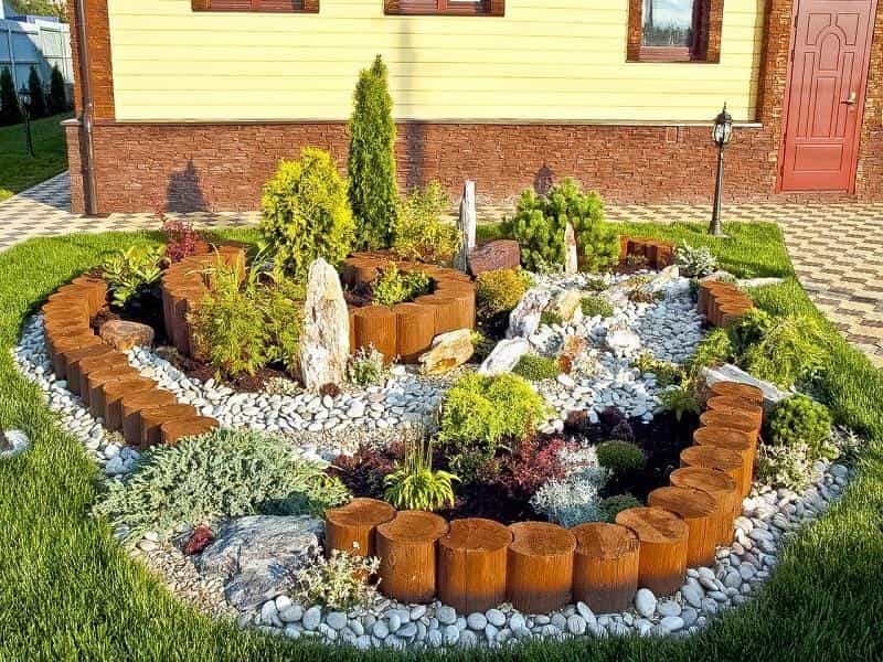 Small rock garden ideas - YouTube