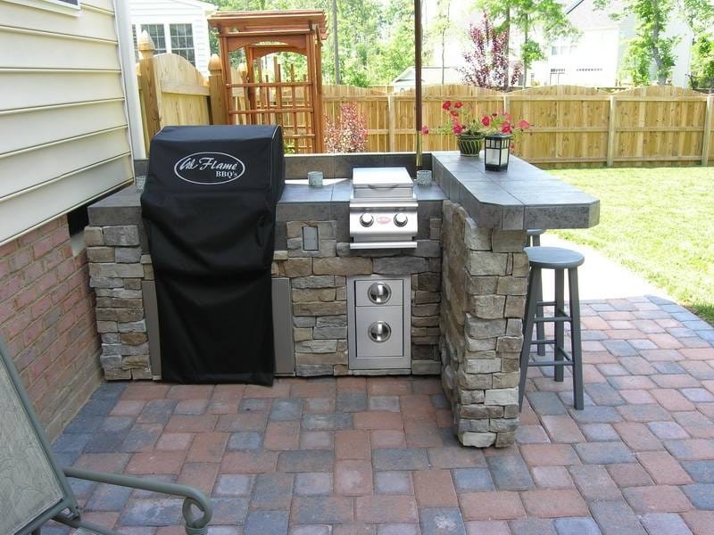 Untitled in 2020 - Backyard grilling area, Backyard grilling, Backyard