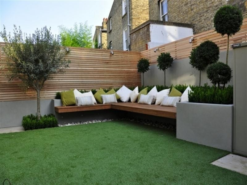 contemporary-modern-small-garden-designer-anewgarden-battersea-clapham-balham-dulwich…  - Modern backyard landscaping, Front garden design, Small garden ideas  modern